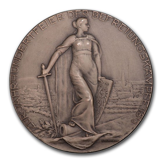 1913 Austria Silver Medal Franz Joseph I SP-66 PCGS 1913 Austria Silver Medal Franz Joseph I SP-66 PCGS